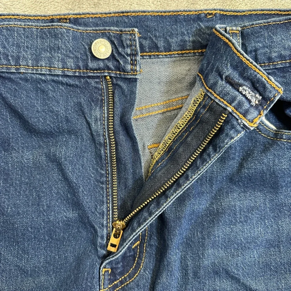 Levis 514 Straight Fit Mens Blue Denim Jeans W40 L30 00514-1744